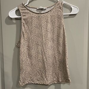 Cheetah Print Tank Top
